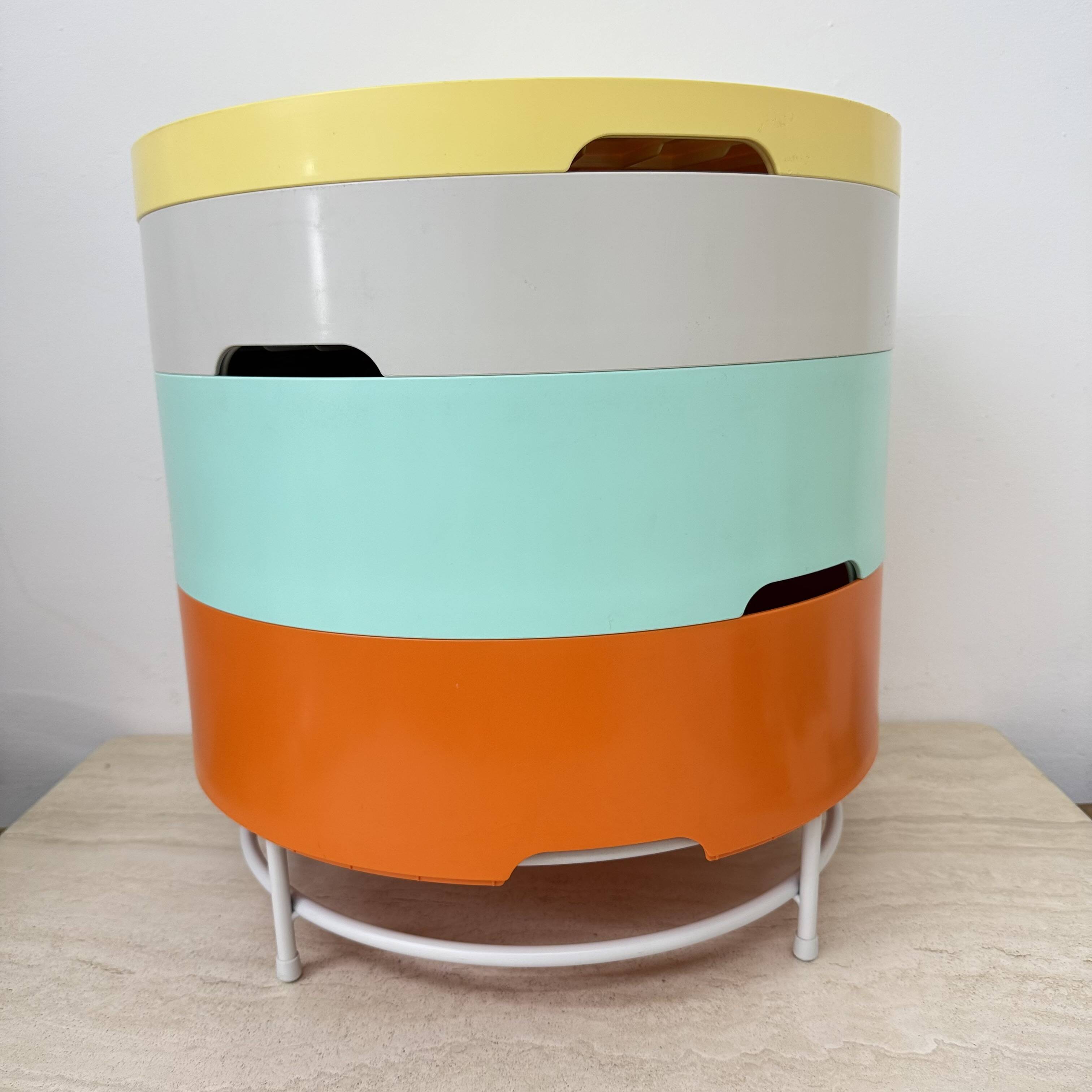 Vintage Ikea modulair side table by Richards Brill en A. Williams