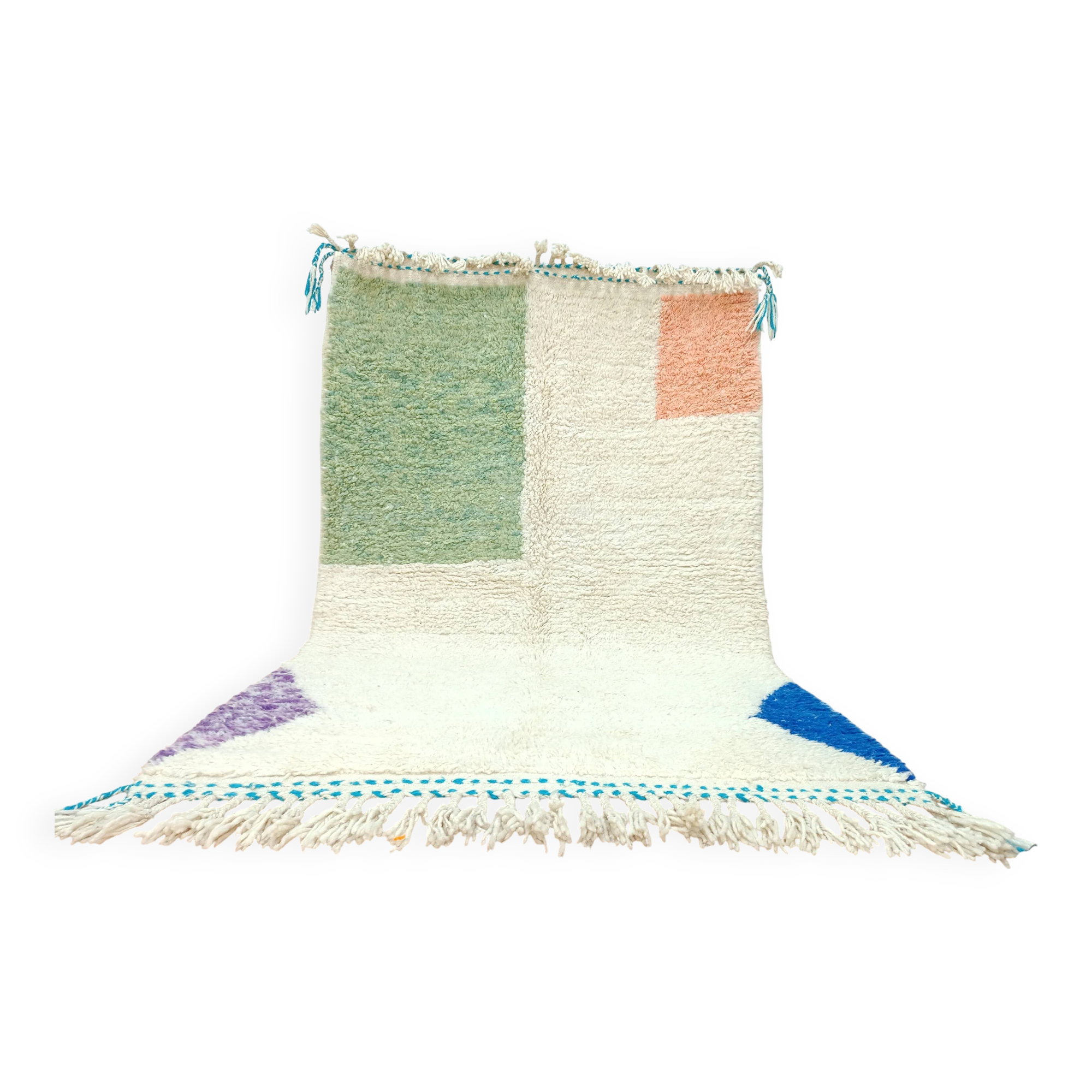 Handmade Moroccan rug in wool 3 x 2 m