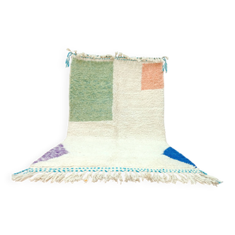 Handmade Moroccan rug in wool 3 x 2 m