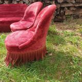 sofa/seating lounge set and 4 toad chairs