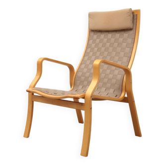 Fauteuil de Finn Østergaard pour Kvist Møbler, 1970 Danemark.