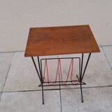 Table d appoint porte revue scoubidou vintage