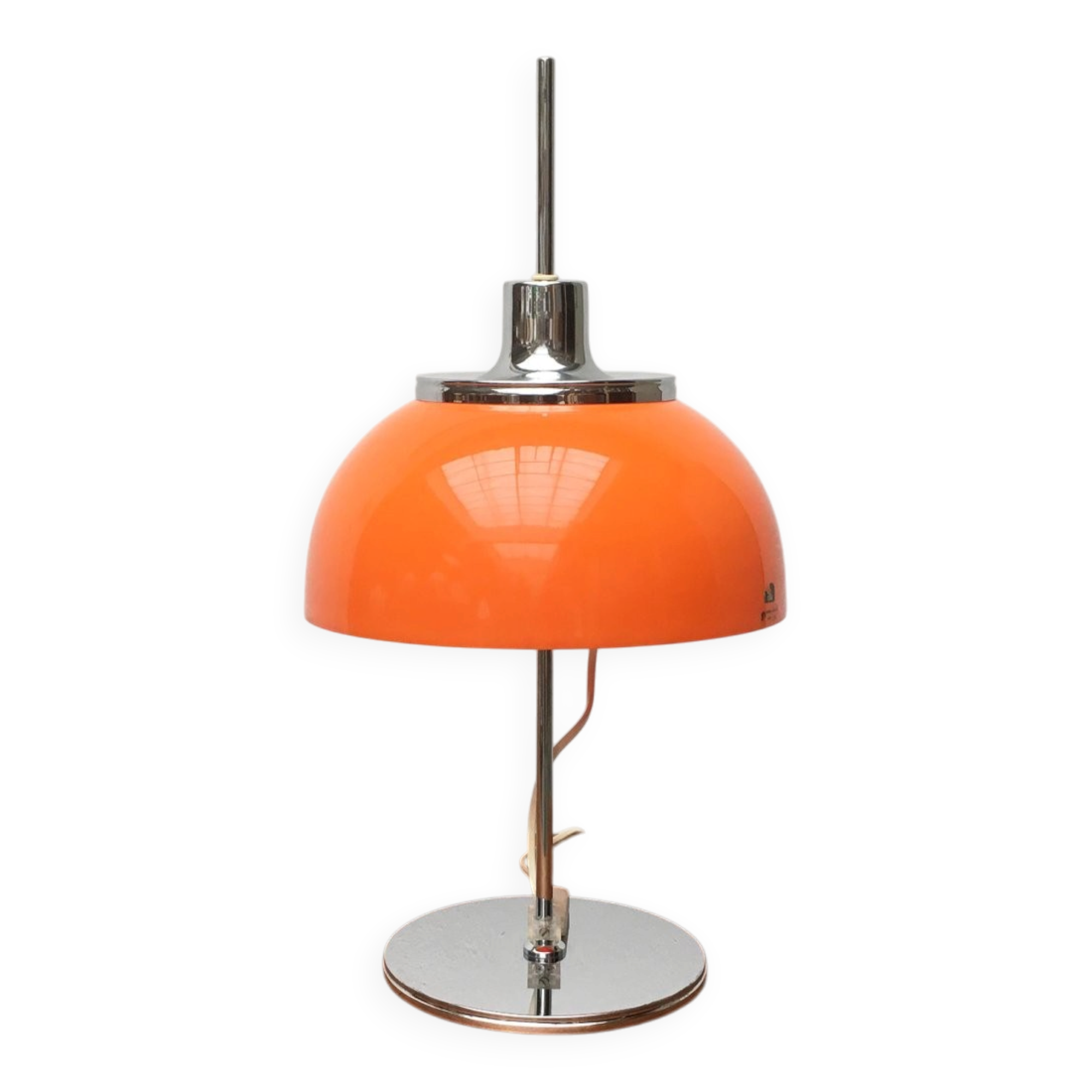 Vintage Space Age table lamp Italian Faro by Guzzini, 1970s