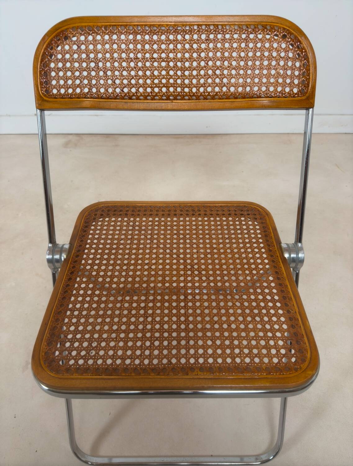 Ensemble de 5 chaises « Plia » par Giancarlo Piretti pour Castelli