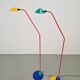 Lampadaires de Happylight, années 1980, ensemble de 2
