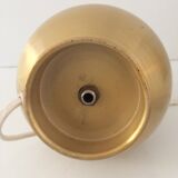 Vintage golden metal ball lamp foot