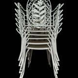 Fauteuils en fer forgé provençal des années 60, set de 6
