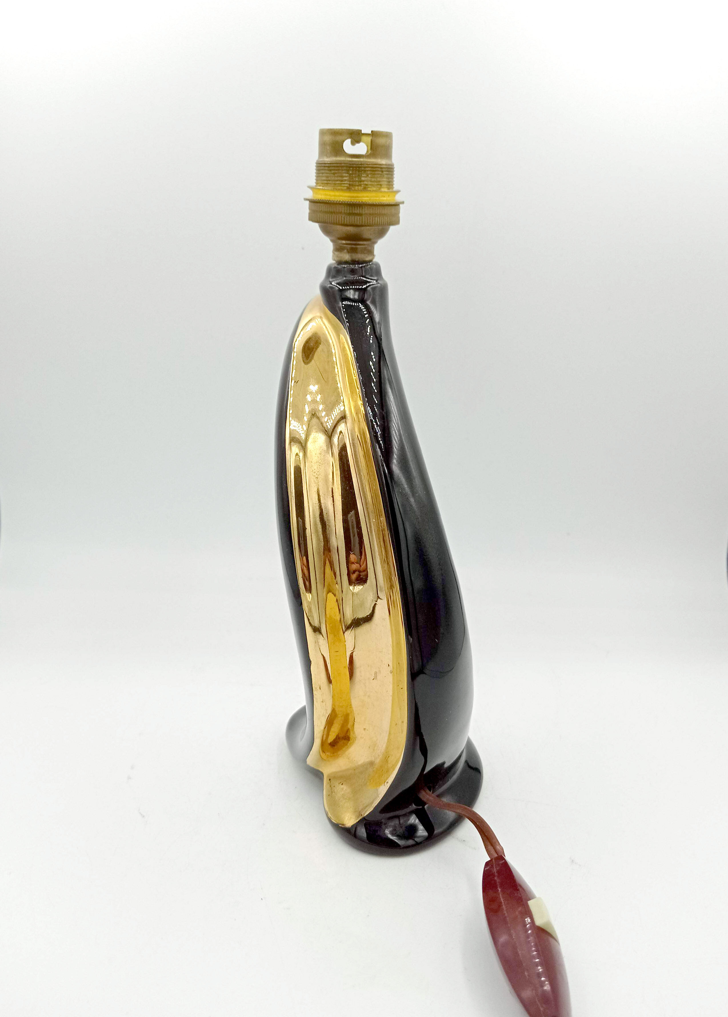 Ceramic lamp 1960 - gold