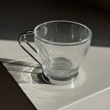 Set of 9 vintage Italian cups with metal handles.