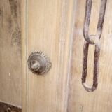 Porte ancienne en teck