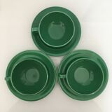 Set 3 green cups