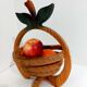 Equinoccio fruit basket in foldable wood from the 70s