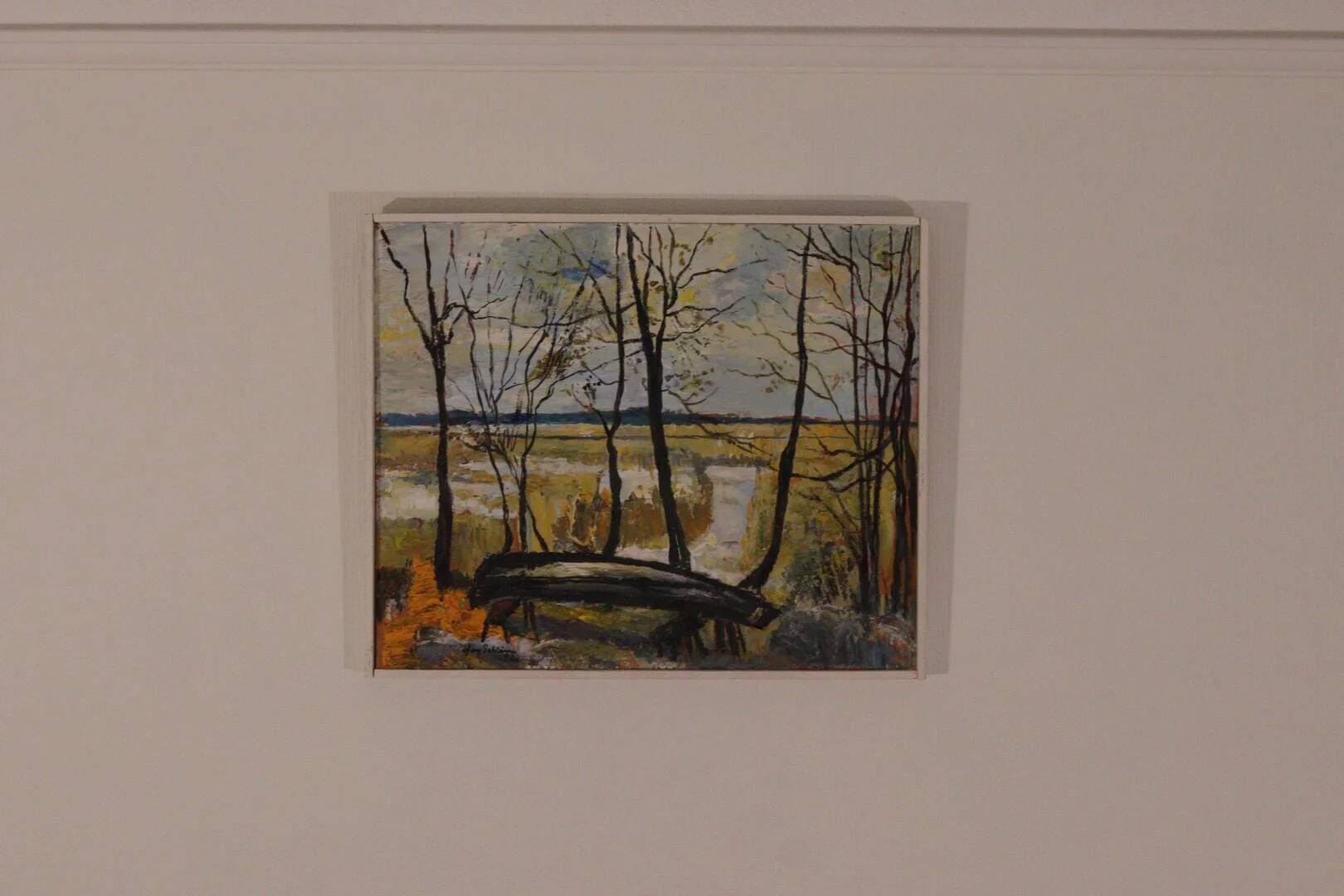 Paysage avec arbres par Harry Sahlin