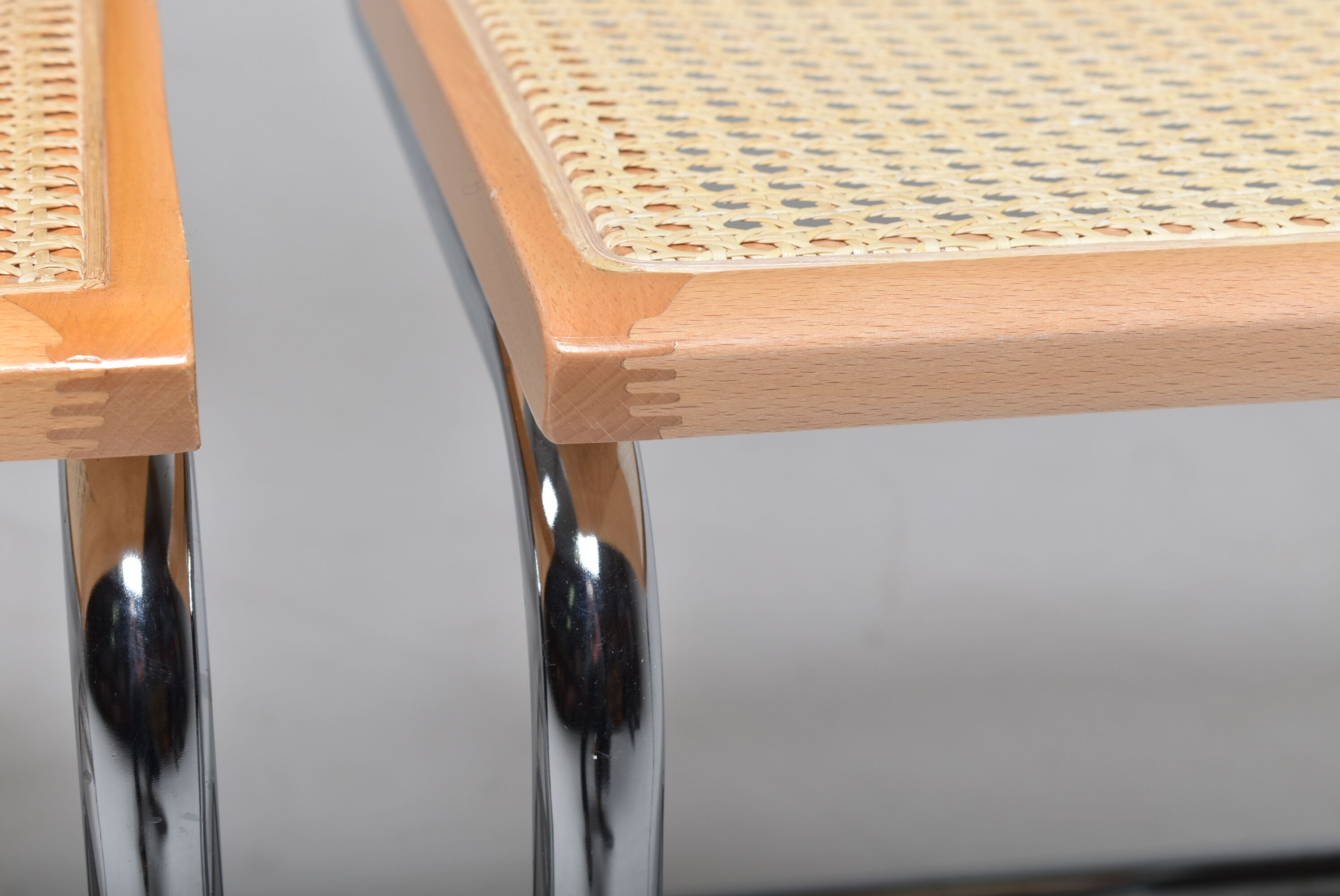 Série de 6 chaises Cesca B32 Marcel breuer Italie