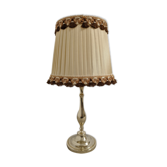 Vintage brass bedside lamp