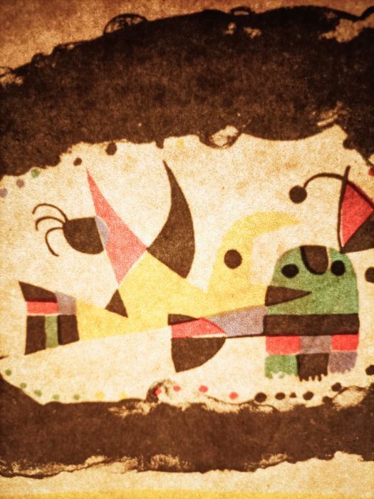 Fantasticos bird print Joan Miro (1893-1983)