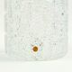 Mid-Century Scandinavian Crystal Glass & Brass Ceiling Light by C.Fagerlund