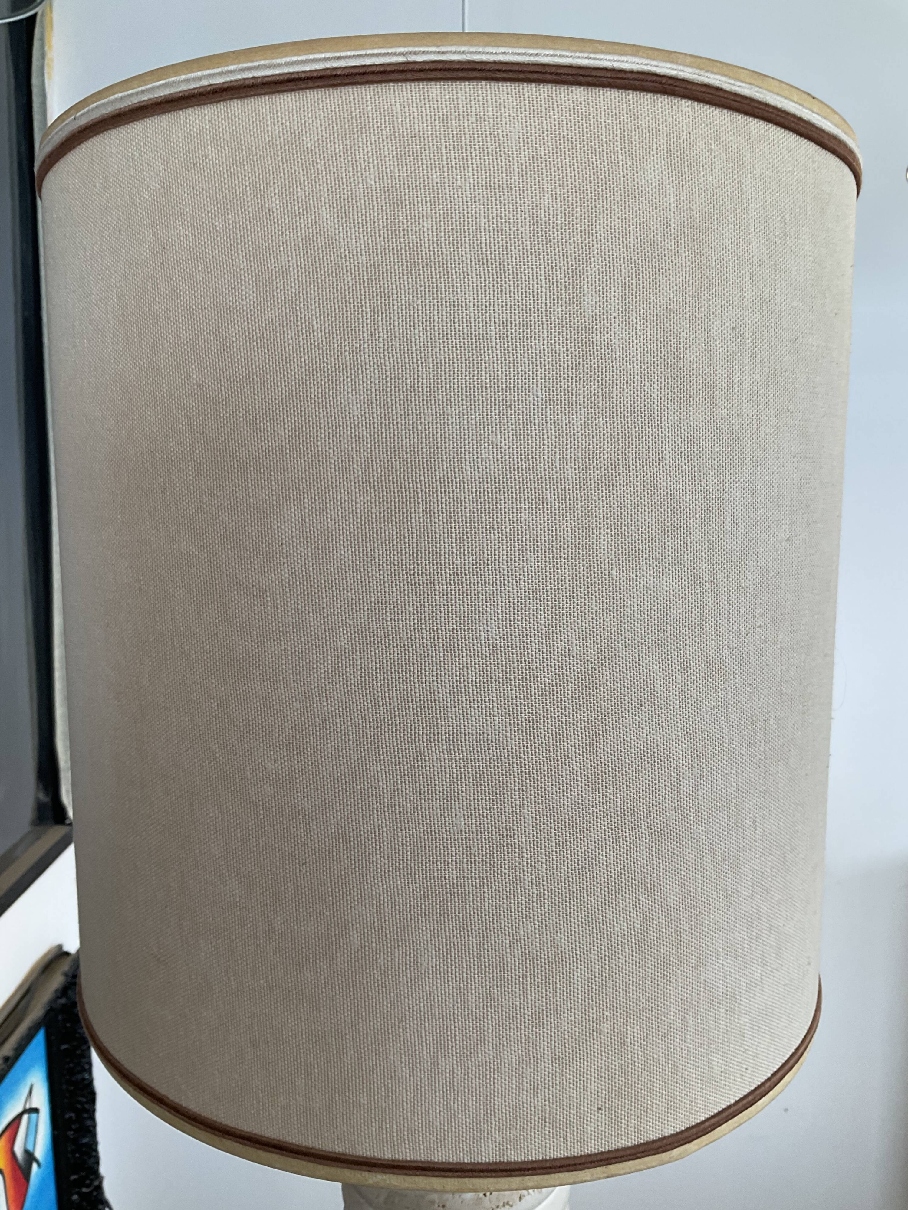 Travertine lamp from the 70s