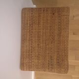 Rattan side table
