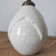 Art Deco cracked ceramic lamp