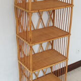 Bookcase in rattan 60/70
