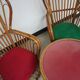 Ensemble de 2 fauteuils et table, design de Franco Albini pour Bonacina, années 1950.