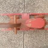 Wooden rocking horse