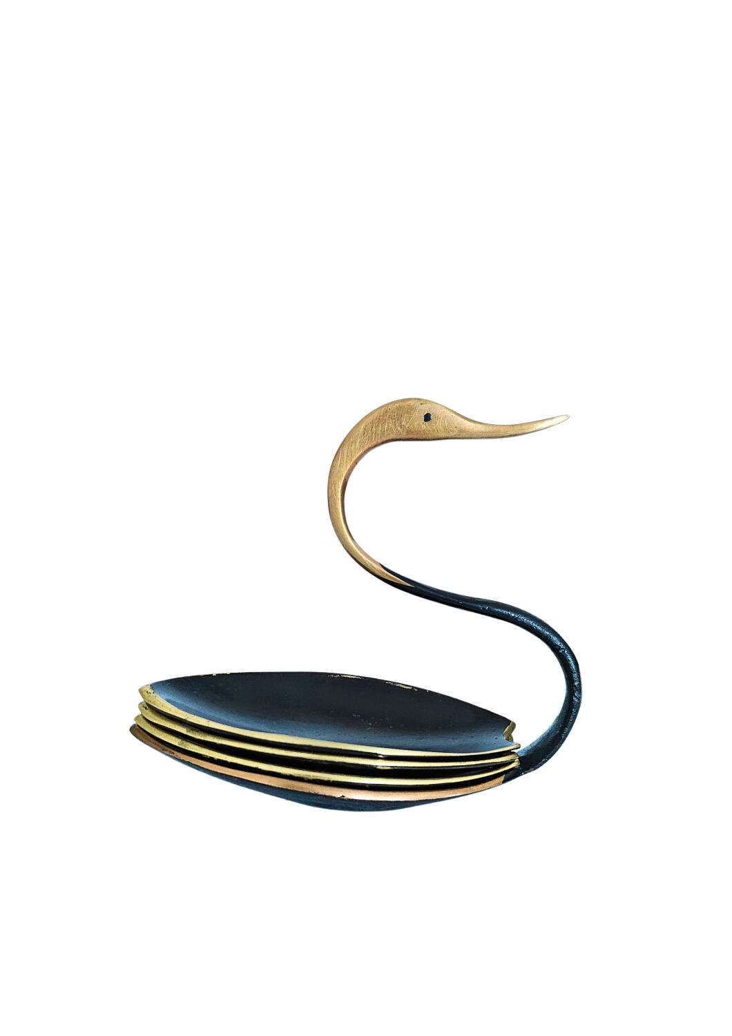 Cygne Cendriers Walter Bosse - lot de 4