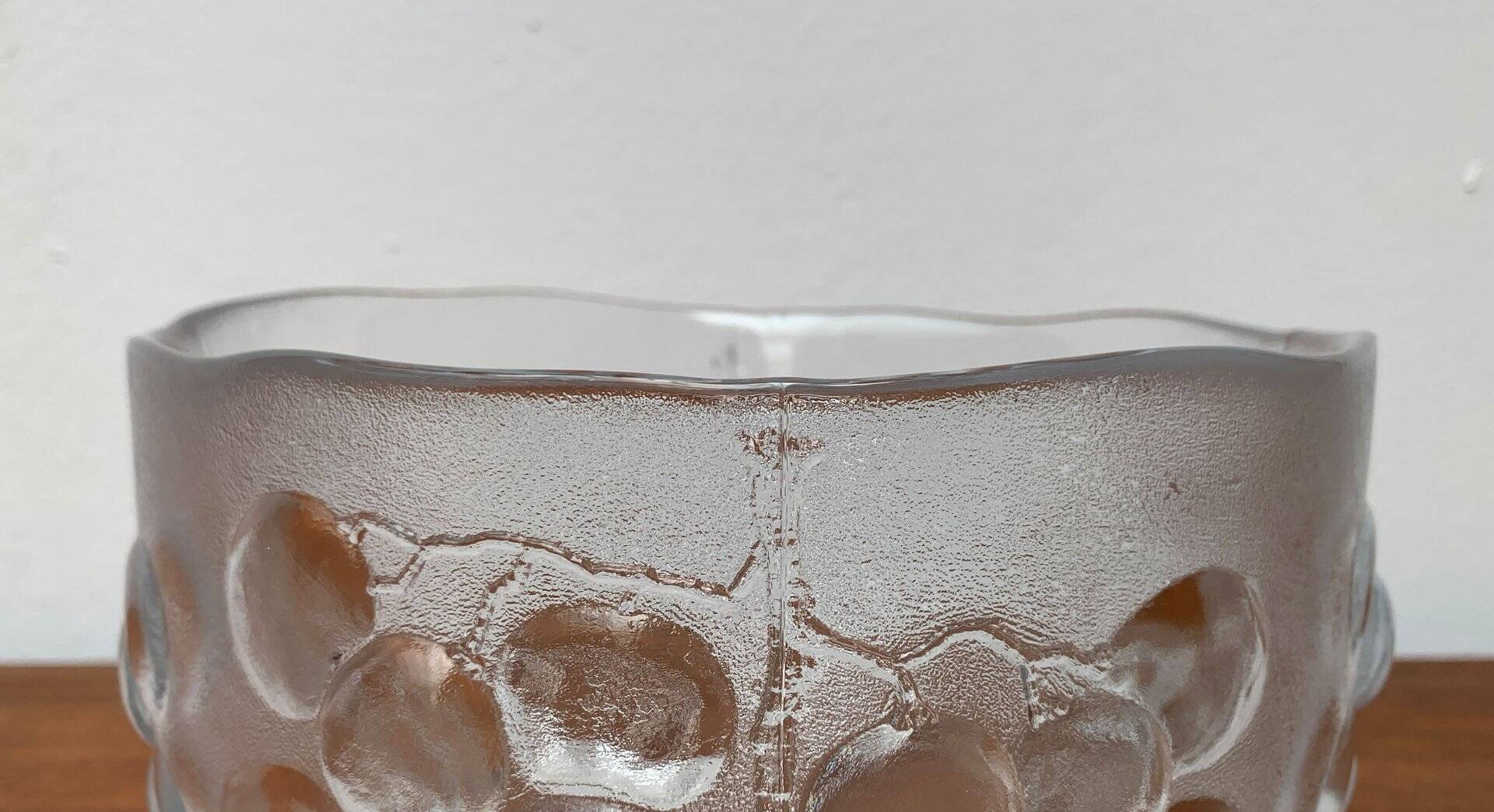 Bol en verre suédois vintage par Ann Wärff pour Kosta Boda, années 1970