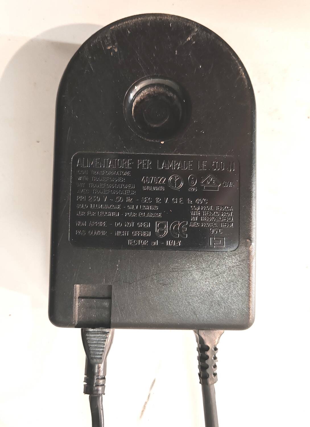 Floor lamp reading light fase 80s gold