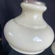 Pair of mid-century vintage opaline milk glass pendant lights
