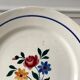 Round dish Saint-Amand Céranord model "Gilberte" hand painted 30s