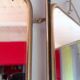 Triptych barber's mirror