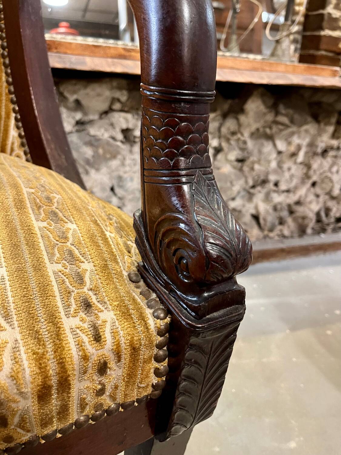 Napoleon III armchair and sofa set