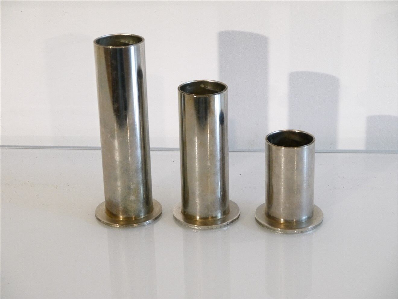 Set of vintage Scandinavian candle holders 1970