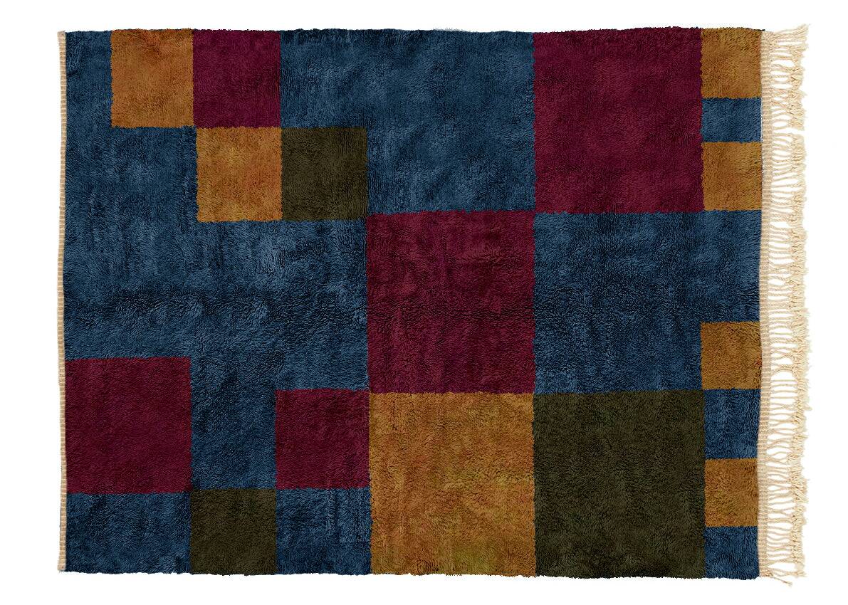 Multicoloured rug 240cm x 160cm