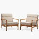Paire de fauteuils B-7522 des années 60