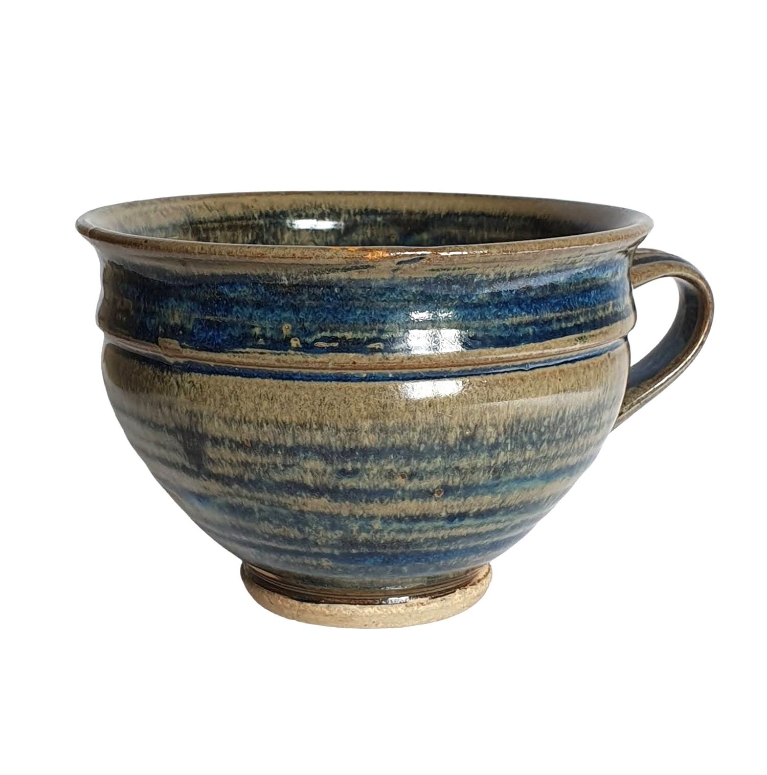 Ceramic cup signed MCB La Borne