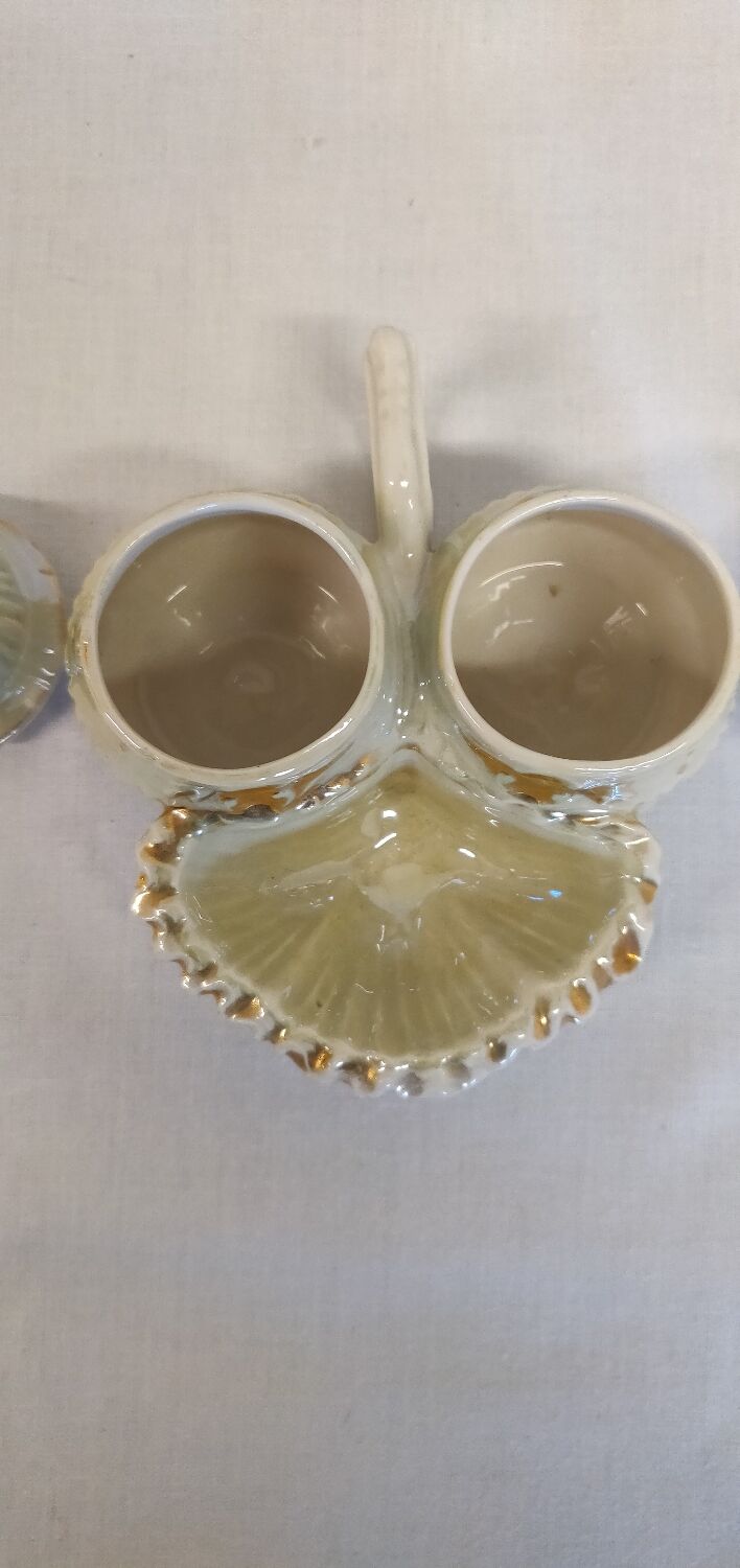 Antique pepper and mustard shaker