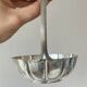 Small vintage silver-plated metal basket
