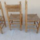 Vintage straw chair