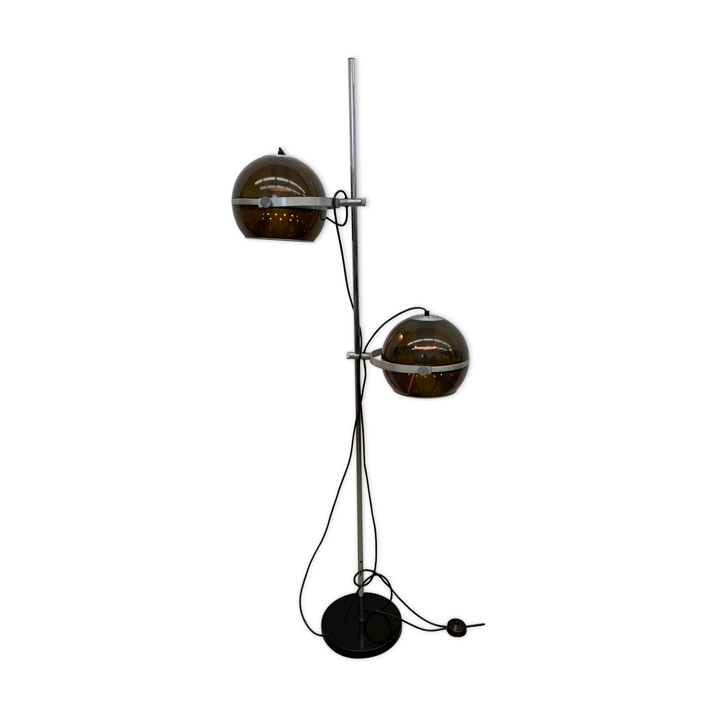 Vintage Dijkstra globe floor lamp , 1970