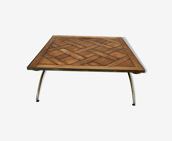 Table basse en parquet de Versailles