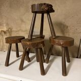 Brutalist Tripods Set of 5 (Stools)