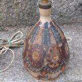 Set of 2 stoneware lamps by Jean Claude Courjault La Cerisaie.