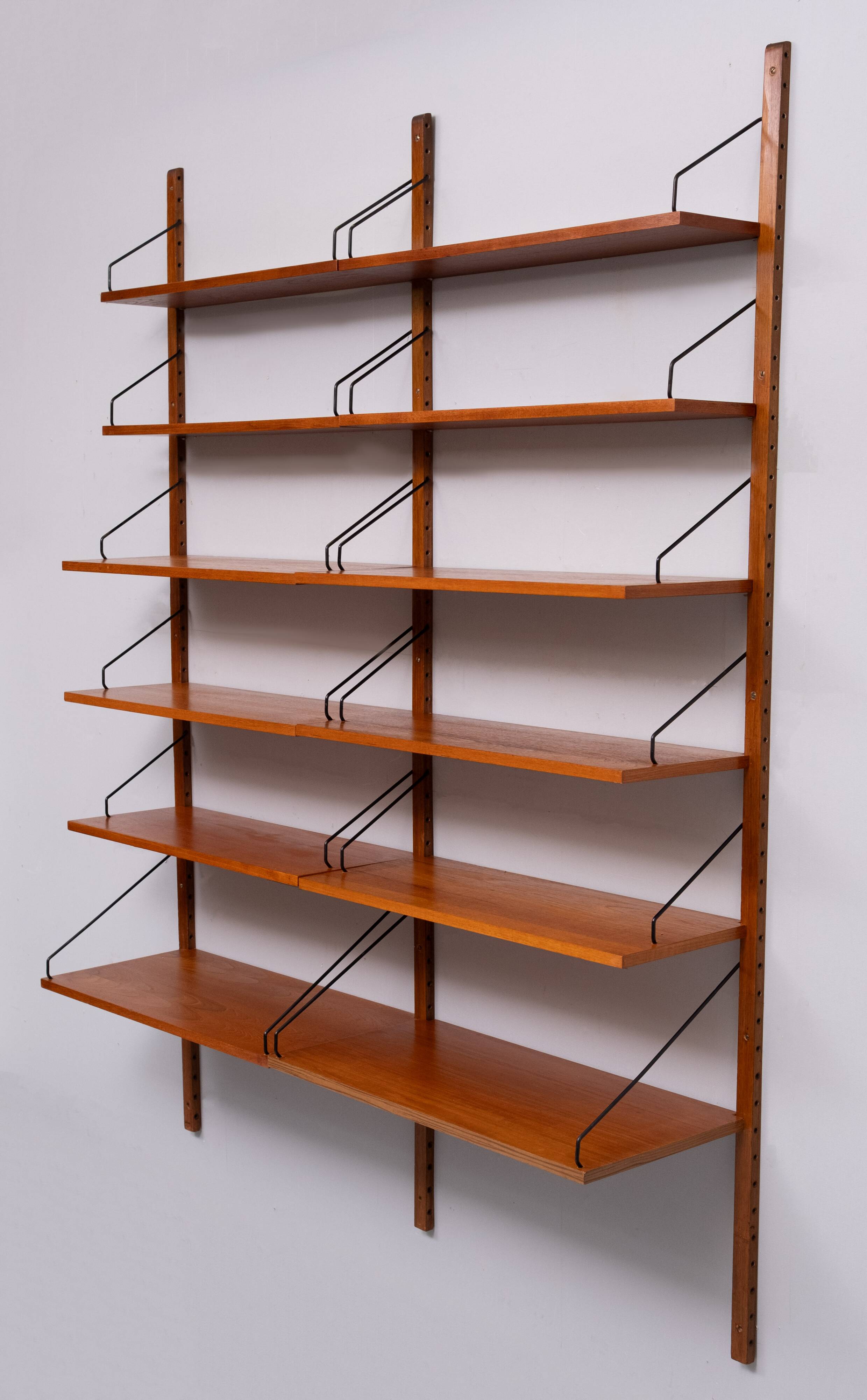 Poul Cadovius Teak Bookcase Shelves For Royal System 1960s