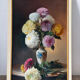 "Flowers" Russian painting, signed Askerov Rafik A.