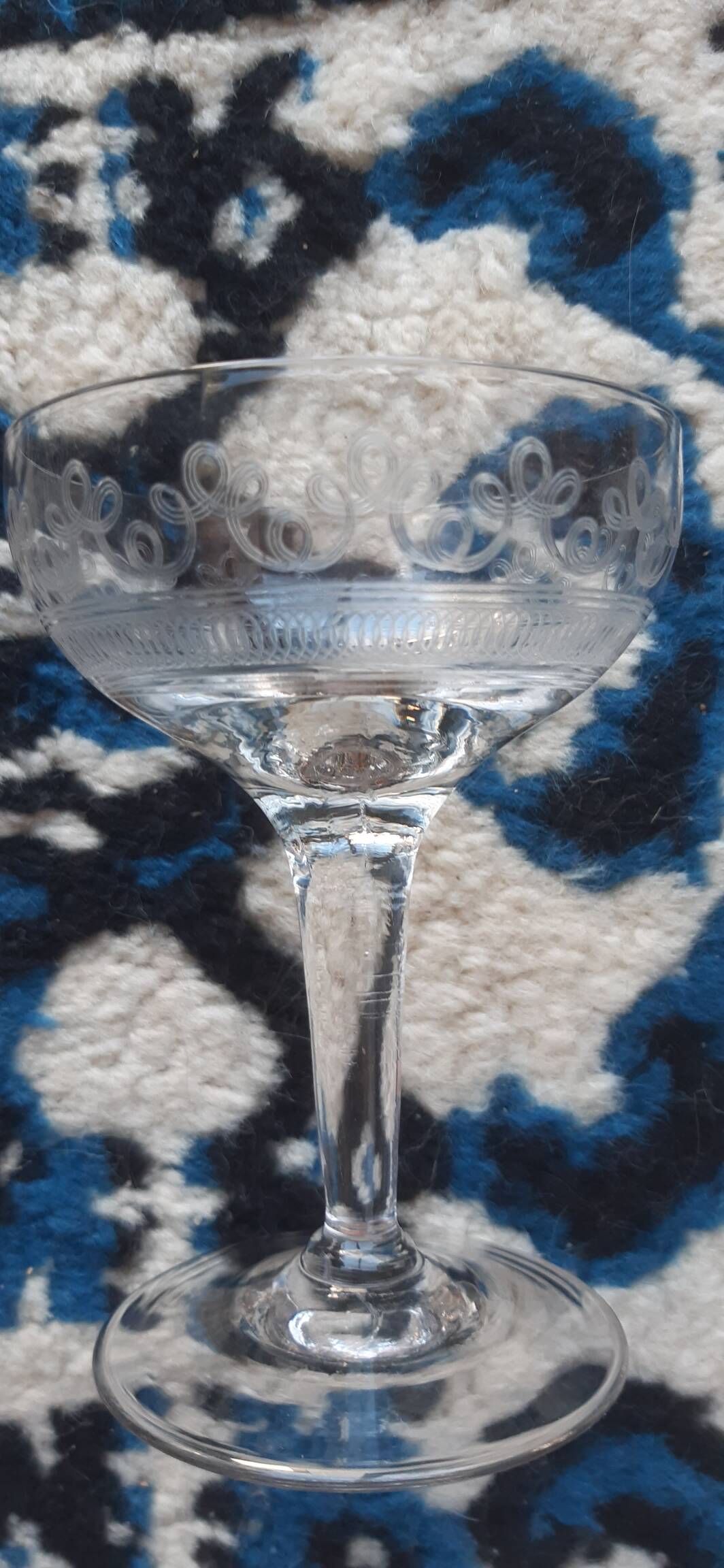 Ten champagne coupes from the Belle Époque.