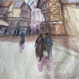 Aquarelle Rouen, 1934