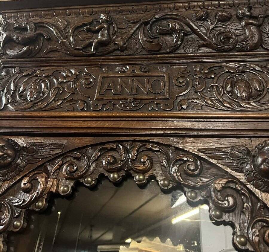Grand buffet deux-corps style renaissance richement sculpté – « anno 1634 »